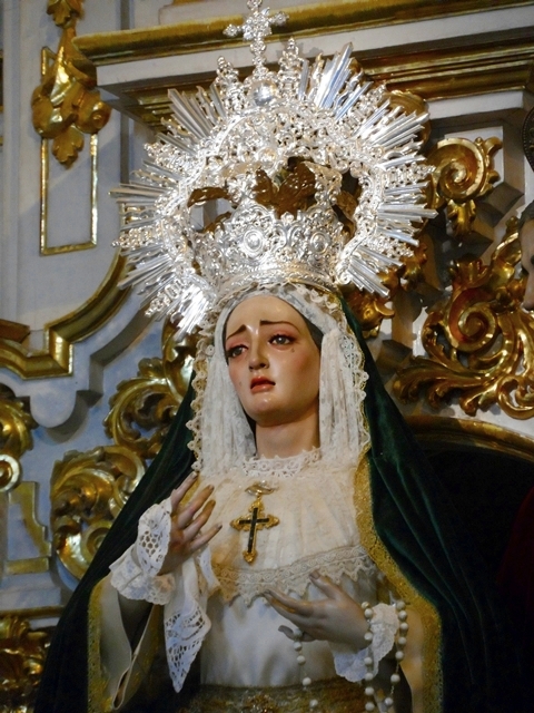 María Santísima de la Caridad vestida para tiempo ordinario